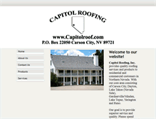 Tablet Screenshot of capitolroof.com